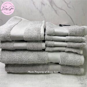 Ralph Lauren 8 PC Wescott Cape Gray Towel Set